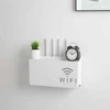 Aptel Sieninė lentyna Wi-Fi maršrutizatoriui (Balta)