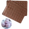 Silikoninė forma Macarons sausainiams – 38 × 28,5 cm