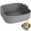 Silikoninė kepimo karšto oro gruzdintuvėms 15,5 × 15,5 × 5 cm (137 g)