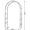 Sodo arka/pergola 240 × 140 cm