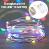 Spalvota LED girlianda, 100 LED, 10 m AA