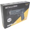 Mat Group METALINIS GUNKAS plastikinėms kulkoms REPLICA COLT C6 100% METAL + FREE
