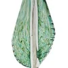 Stiklinė dekoracija „Lapas“, 13×9×41 cm ŽALIAS