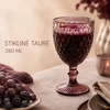 Stiklinė taurė (rožinė)