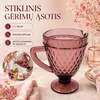 Stiklinis ąsotis "Violetinė"