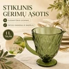 Stiklinis ąsotis "Žalias"
