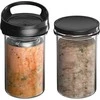 Stiklinis presuoklis – DUO rinkinys, 2 x 450 g talpos