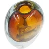 Stiklo vaza „Forma Lumo“ 16×9×26.5 cm