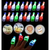 Šviečiantys LED pirštų žaislai vaikams – 10 vnt. rinkinys