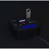 USB šakotuvas su kortelių skaitytuvu