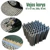 Vejos korys , 47 x 47 cm, juoda, 10 vnt.