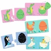 Djeco Dviejų dalių dėlionės - Kiaušiniai (12 vnt.) ( DJ08193 )