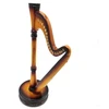Indominiguitars Medinė mini arfos dekoracija 20x13 cm – dovana muzikos mylėtojui