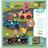 Djeco Daugkartiniai lipdukai mažiesiems - Automobiliai ( DJ09073 )