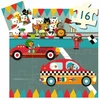 Djeco Siluetų dėlionė - Sportinis automobilis (16 detalių) ( DJ07273 )