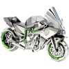 Metal Earth Metalinis 3D konstruktorius "Kawasaki Ninja Žalias" Iconx serija
