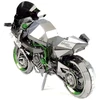 Metal Earth Metalinis 3D konstruktorius "Kawasaki Ninja Žalias" Iconx serija