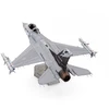 Metalinė 3D dėlionė - Lockheed Martin F-16 Fighting Falcon lėktuvas