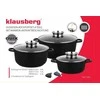 Klausberg KB-7359 8 dalių granito dengtų virtuvės reikmenų rinkinys