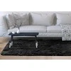 Aio Factory Neslystantis Shaggy kilimas, 80x120 cm, juodas