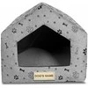 Aio Factory Personalizuotas šuns guolis 50x40 cm, aukštis = 38 cm, juodos letenėlės