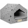Aio Factory Personalizuotas šuns guolis 50x40 cm, aukštis = 38 cm, juodos letenėlės