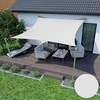 Aio Factory Saulės burė, vandeniui atspari, nailono, 3x3 m, balta