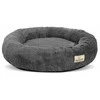 Aio Factory Shaggy lova 100 cm tamsiai pilka nuimama neslystanti