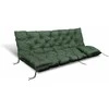 Aio Factory Sodo pagalvėlė 120x60x50 cm + 2 pagalvėlės sūpynėms, atsparios vandeniui, žalios spalvos