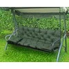 Aio Factory Sodo pagalvėlė 120x60x50 cm + 2 pagalvėlės sūpynėms, atsparios vandeniui, žalios spalvos