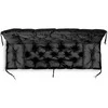 Aio Factory Sodo pagalvėlė 150x60x50 cm + 2 pagalvėlės sūpynėms, atsparios vandeniui, juodos