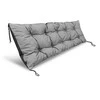 Aio Factory Sodo pagalvėlė 180x50 cm gultui, sūpynėms, suoliukui, vandeniui atspari, pilka