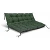 Aio Factory Sodo pagalvėlių komplektas 120/80 cm + 120/40 cm palečių suoliukui, atsparus vandeniui, žalias