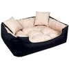 Aio Factory Šuns guolis ECCO kennel 75x65 cm, vandeniui atsparus, smėlio spalvos