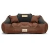 Aio Factory Šuns guolis KINGDOG 130x105 cm, personalizuotas, atsparus vandeniui, rudas