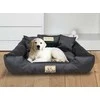 Aio Factory Šuns guolis KINGDOG 130x105 cm, personalizuotas, atsparus vandeniui, juodas