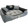 Aio Factory Šuns guolis KINGDOG 130x105 cm, personalizuotas, atsparus vandeniui, tamsiai pilkas