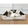 Aio Factory Šuns guolis KINGDOG 145x115 cm, personalizuotas, vandeniui atsparus, smėlio spalvos