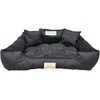 Aio Factory Šuns guolis KINGDOG 145x115 cm, personalizuotas, atsparus vandeniui, juodas
