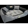 Aio Factory Šuns guolis KINGDOG 145x115 cm, personalizuotas, atsparus vandeniui, tamsiai pilkas