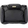 Aio Factory Šuns guolis KINGDOG ECO LEATHER 115x95 cm, nuimamas, personalizuotas, neslystantis, juodas