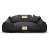 Aio Factory Šuns guolis KINGDOG MM43 100x75 cm, nuimamas, personalizuotas, neslystantis, juodas