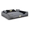 Aio Factory Šuns guolis KINGDOG MM43 115x95 cm, nuimamas, personalizuotas, neslystantis, tamsiai pilkas
