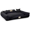 Aio Factory Šuns guolis KINGDOG MM43 115x95 cm, nuimamas, personalizuotas, neslystantis, juodas