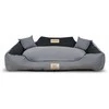Aio Factory Šuns guolis KINGDOG MM43 115x95 cm, nuimamas, personalizuotas, neslystantis, tamsiai pilkas