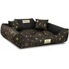 Aio Factory Šuns guolis KINGDOG voljeras 75x65 cm personalizuotas vandeniui atsparus auksinis kaulas