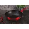 Berlinger Haus BH-1267 granito keptuvė Wok“, Ø28 cm, bordo spalvos
