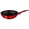 Berlinger Haus BH-1267 granito keptuvė Wok“, Ø28 cm, bordo spalvos