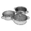 Garų puodas King Hoff Kinghoff KH-3328 nerūdijančio plieno garintuvų rinkinys, 4 dalys, 22 cm
