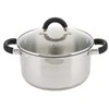 King Hoff Kinghoff KH-4343 modernus nerūdijančio plieno puodas su dangčiu, 18 cm
